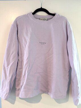 Acne Studios Purple Lynn Oversized Sweatshirt